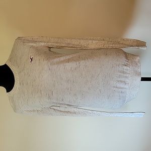 Hollister small cotton knit, long sleeve crew neck sweater in small
